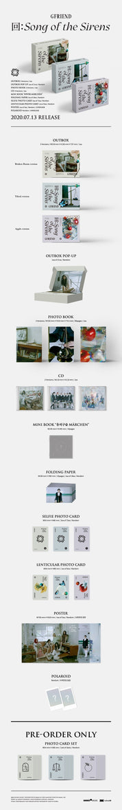 Korea Pop Store GFRIEND - 回:SONG OF THE SIRENS Kawaii Gifts 8804775144738