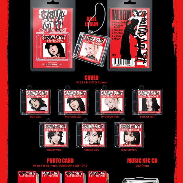 Korea Pop Store GOT THE BEAT - STAMP ON IT (1ST MINI ALBUM) (SMini Ver.) Kawaii Gifts