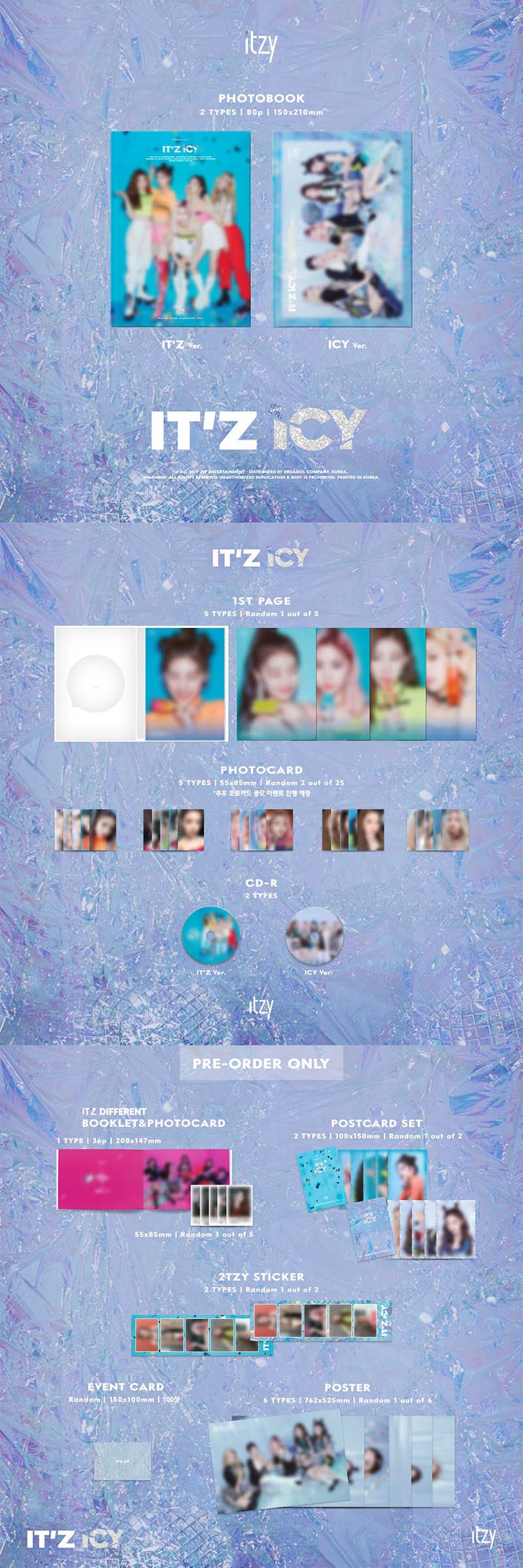 Korea Pop Store ITZY - IT'Z ICY Kawaii Gifts 8809440338979