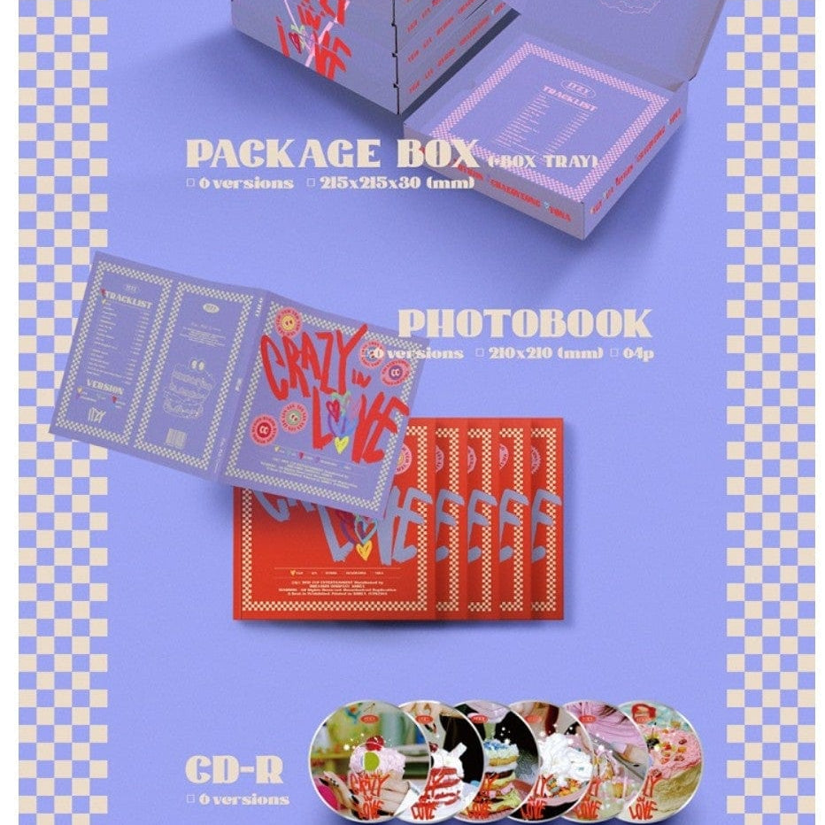 Korea Pop Store ITZY- The 1st Album Crazy In Love Kawaii Gifts 8809755509026