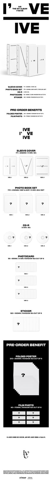 Korea Pop Store IVE - Vol. 1 [I've IVE] Kawaii Gifts