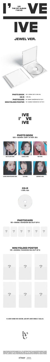Korea Pop Store IVE - Vol. 1 [I've IVE] Jewel Ver. Kawaii Gifts