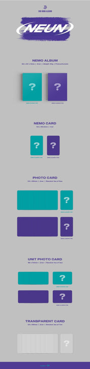 Korea Pop Store JUST B - [= (Neun)] (3RD MINI ALBUM) NEMO ALBUM Kawaii Gifts
