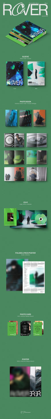 Korea Pop Store KAI - Rover (3rd MINI ALBUM) Sleeve Ver. Kawaii Gifts