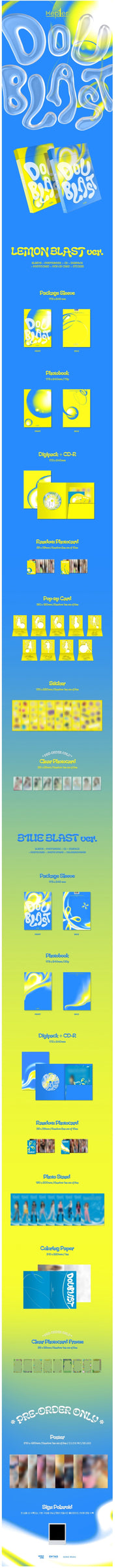 Korea Pop Store KEP1ER - DOUBLAST (2ND MINI ALBUM) Kawaii Gifts 8809704424516