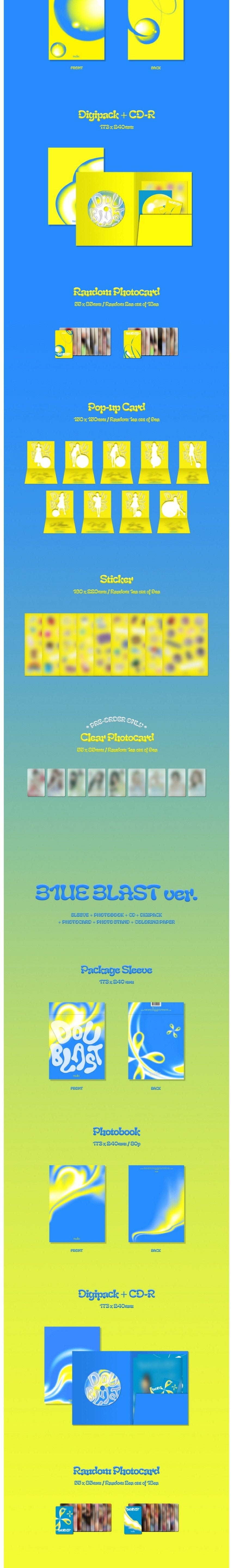Korea Pop Store KEP1ER - DOUBLAST (2ND MINI ALBUM) Kawaii Gifts 8809704424516