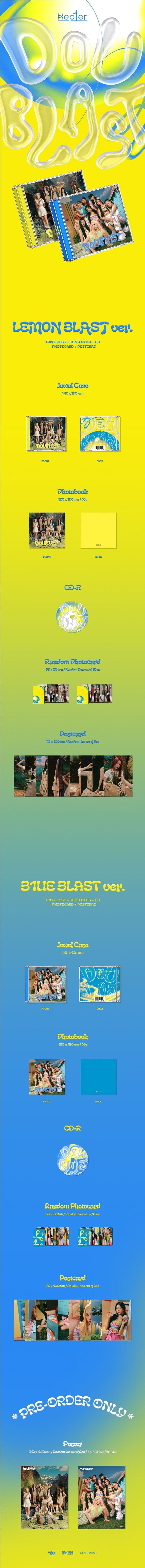 Korea Pop Store KEP1ER - DOUBLAST (2ND MINI ALBUM) JEWEL VER. Kawaii Gifts
