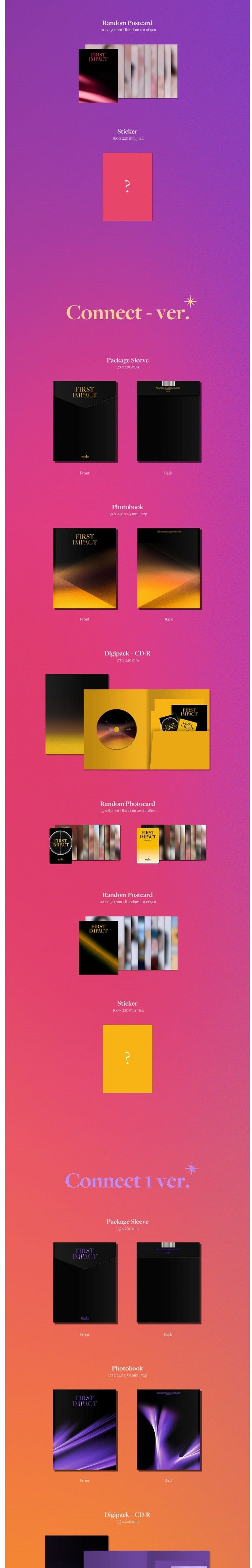 Korea Pop Store KEP1ER - FIRST IMPACT (1ST MINI ALBUM) Kawaii Gifts 8809704423755