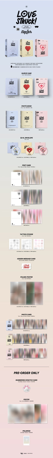 Korea Pop Store KEP1ER - Lovestruck! (4th MINI ALBUM) Kawaii Gifts