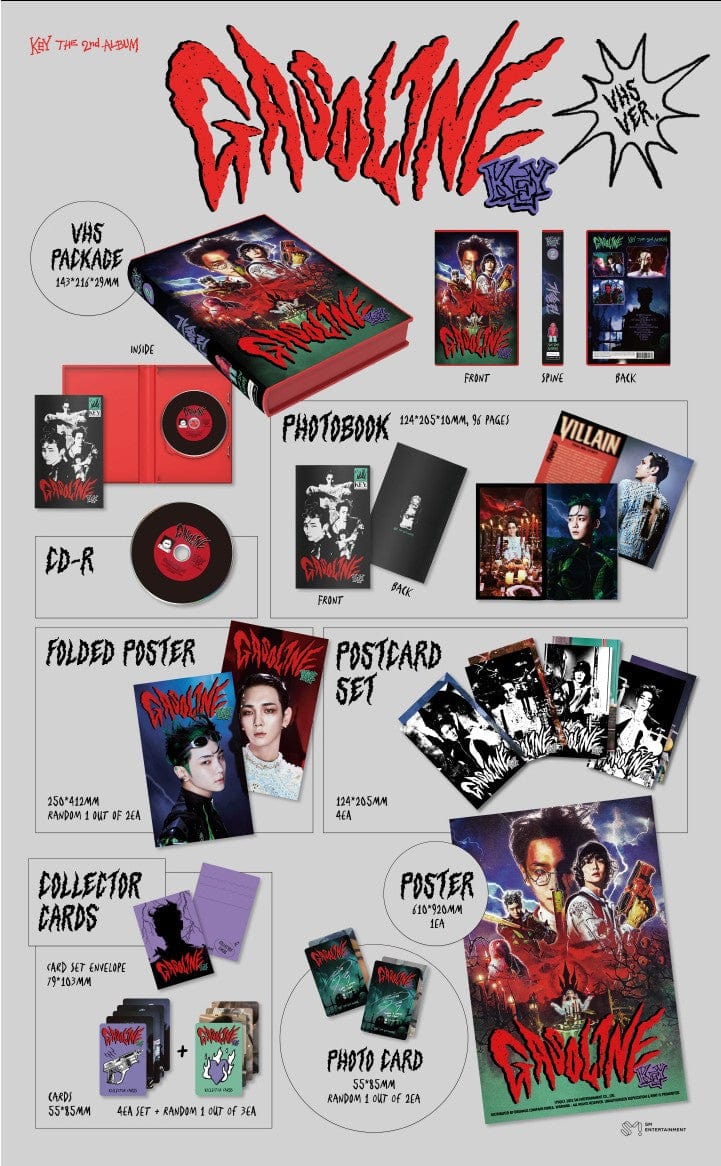 Korea Pop Store Key - Vol. 2 [Gasoline] VHS Ver. Kawaii Gifts