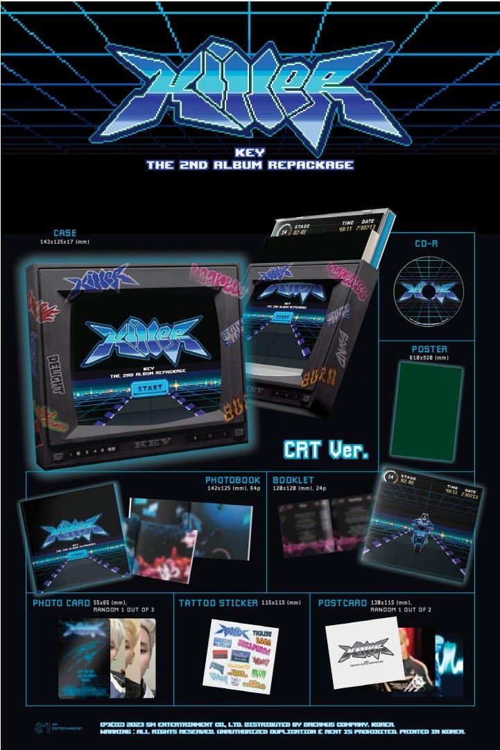 KEY - VOL.2 REPACKAGE 'KILLER' (BOX VER.)