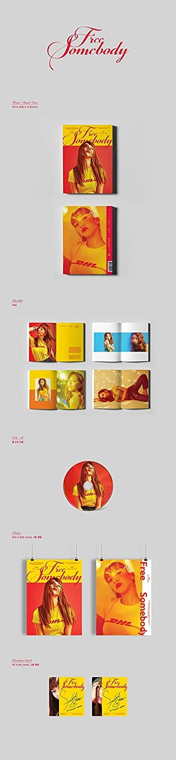 Korea Pop Store LUNA - FREE SOMEBODY (1ST MINI ALBUM) Kawaii Gifts 8809269505941