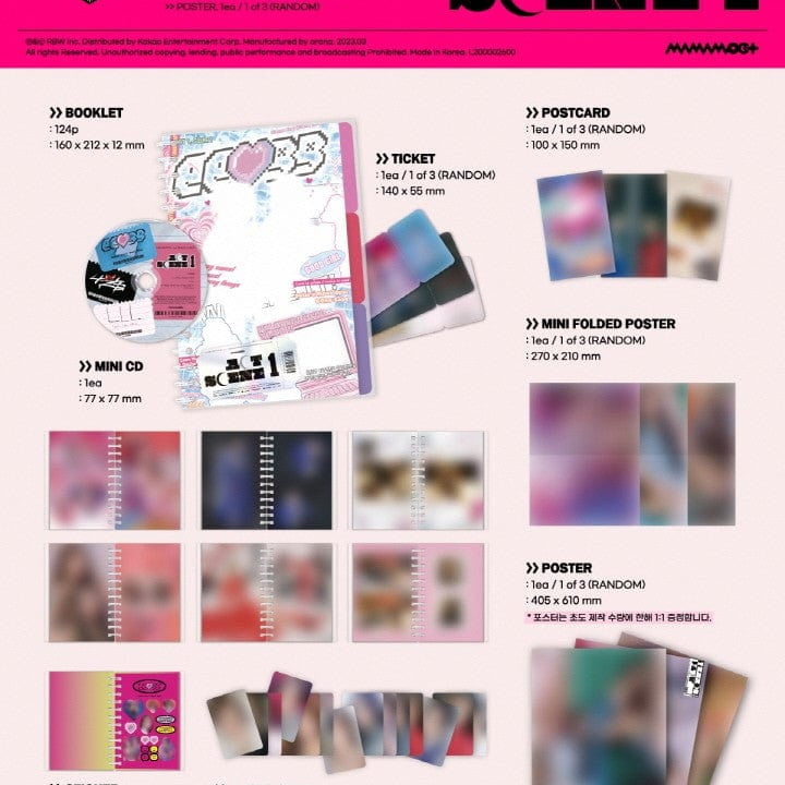 Korea Pop Store MAMAMOO+ - Act 1, Scene 1 (1st Single Album) Kawaii Gifts