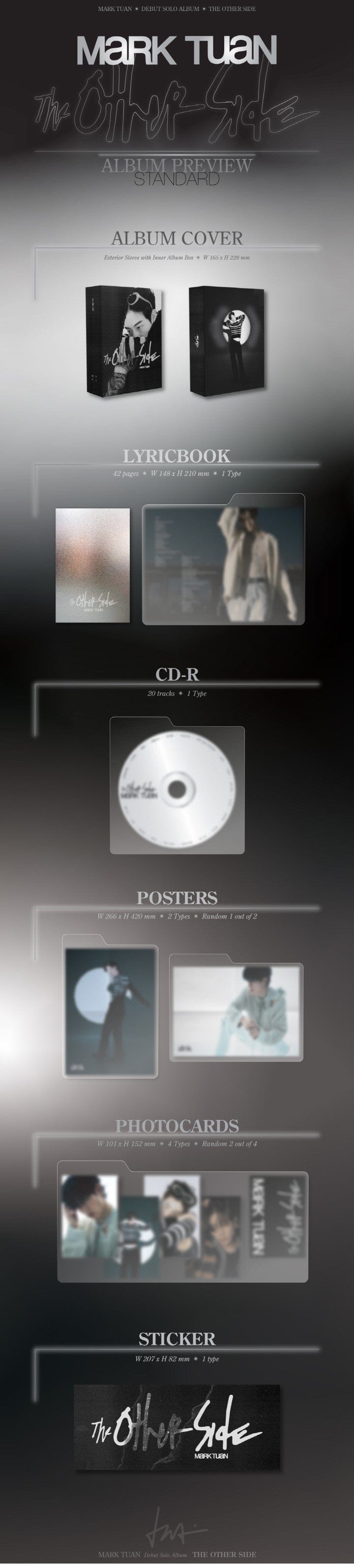 Korea Pop Store Mark Tuan - The Other Side Kawaii Gifts