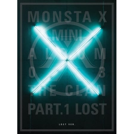 Korea Pop Store MONSTA X - THE CLAN 2.5 PART.1 LOST (3RD MINI ALBUM) LOST VER. Kawaii Gifts 8804775070822