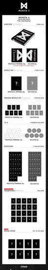 Korea Pop Store MONSTA X - THE CODE (5TH MINI ALBUM) Kawaii Gifts 8804775085338
