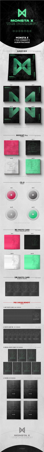 Korea Pop Store MONSTA X - THE CONNECT : DEJAVU Kawaii Gifts 8804775089824