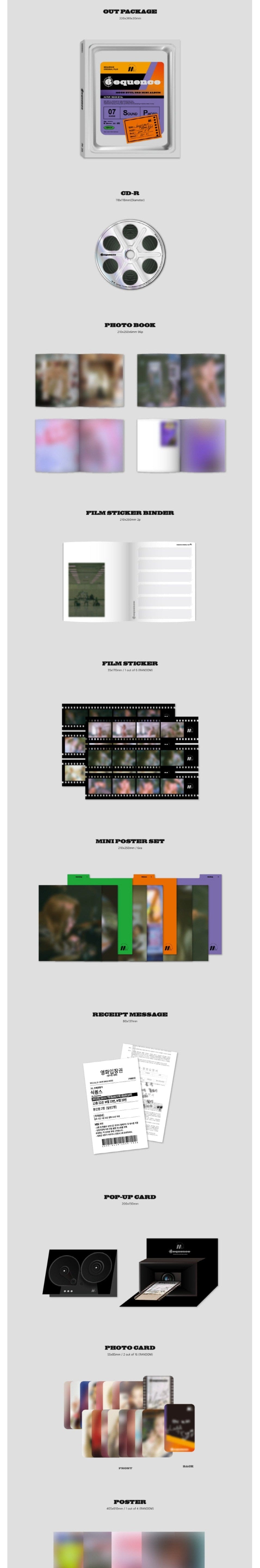 Korea Pop Store MOON BYUL - 6EQUENCE (3RD MINI ALBUM) Kawaii Gifts