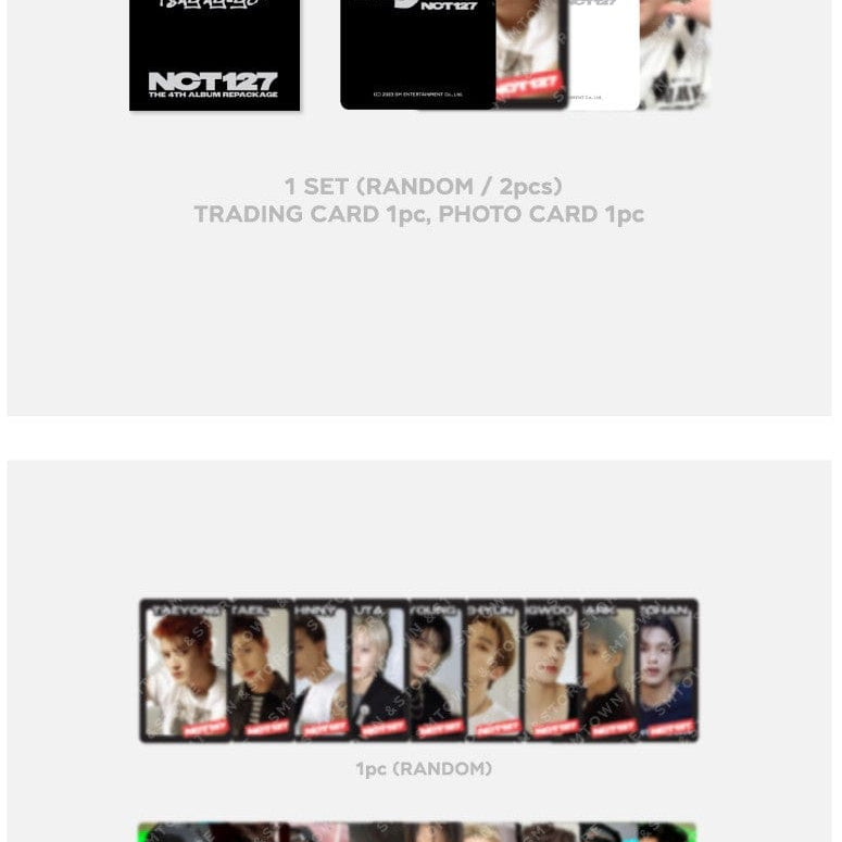 Korea Pop Store [NCT 127] [Ay-Yo] Random Trading Card Set B Ver. Kawaii Gifts