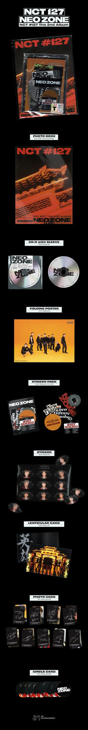 Korea Pop Store NCT 127 - VOL.2 [NCT #127 Neo Zone] (T VER.) Kawaii Gifts