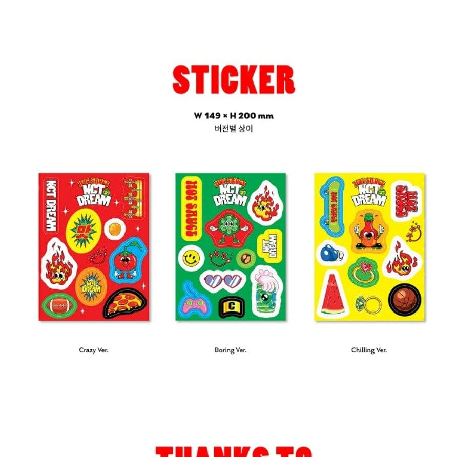 Korea Pop Store NCT DREAM - VOL.1 HOT SAUCE (PHOTO BOOK VERSION) Kawaii Gifts 8809633189821