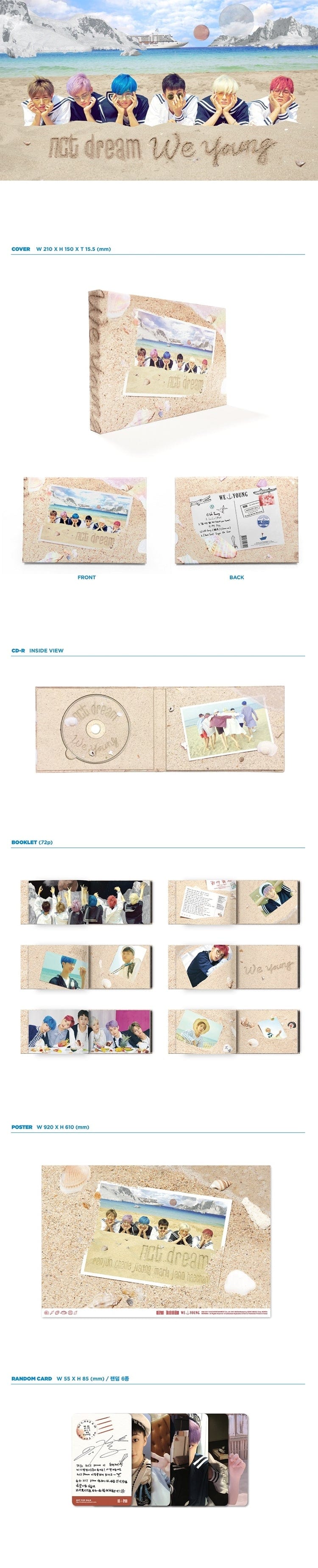 Korea Pop Store Nct Dream - We Young (1st Mini Album) Kawaii Gifts