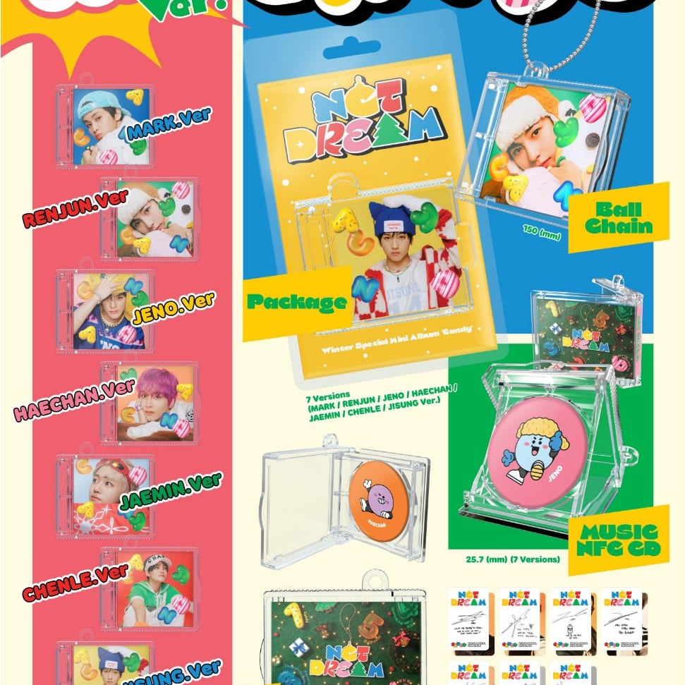 Korea Pop Store NCT DREAM - WINTER SPECIAL MINI ALBUM 'CANDY' (SMini VER.) Kawaii Gifts