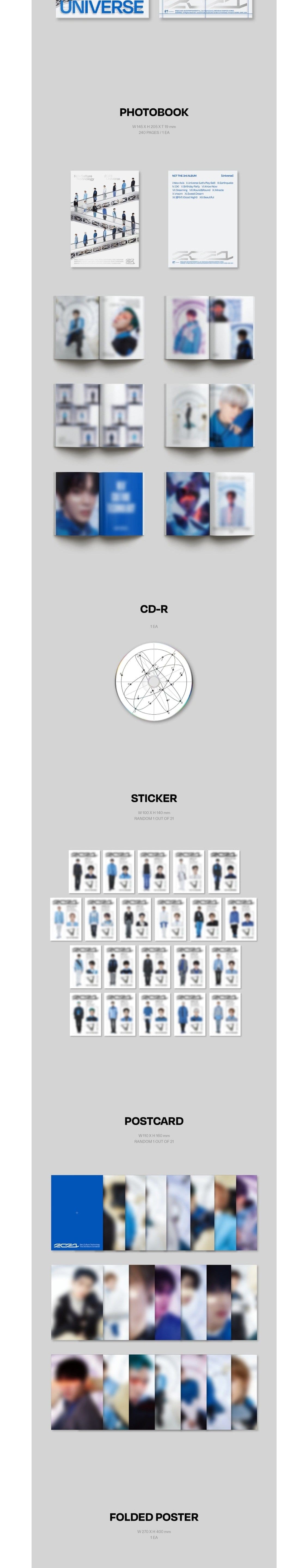 Korea Pop Store NCT - VOL.3 [UNIVERSE] with Pre-Order Poster Kawaii Gifts 8809755509637