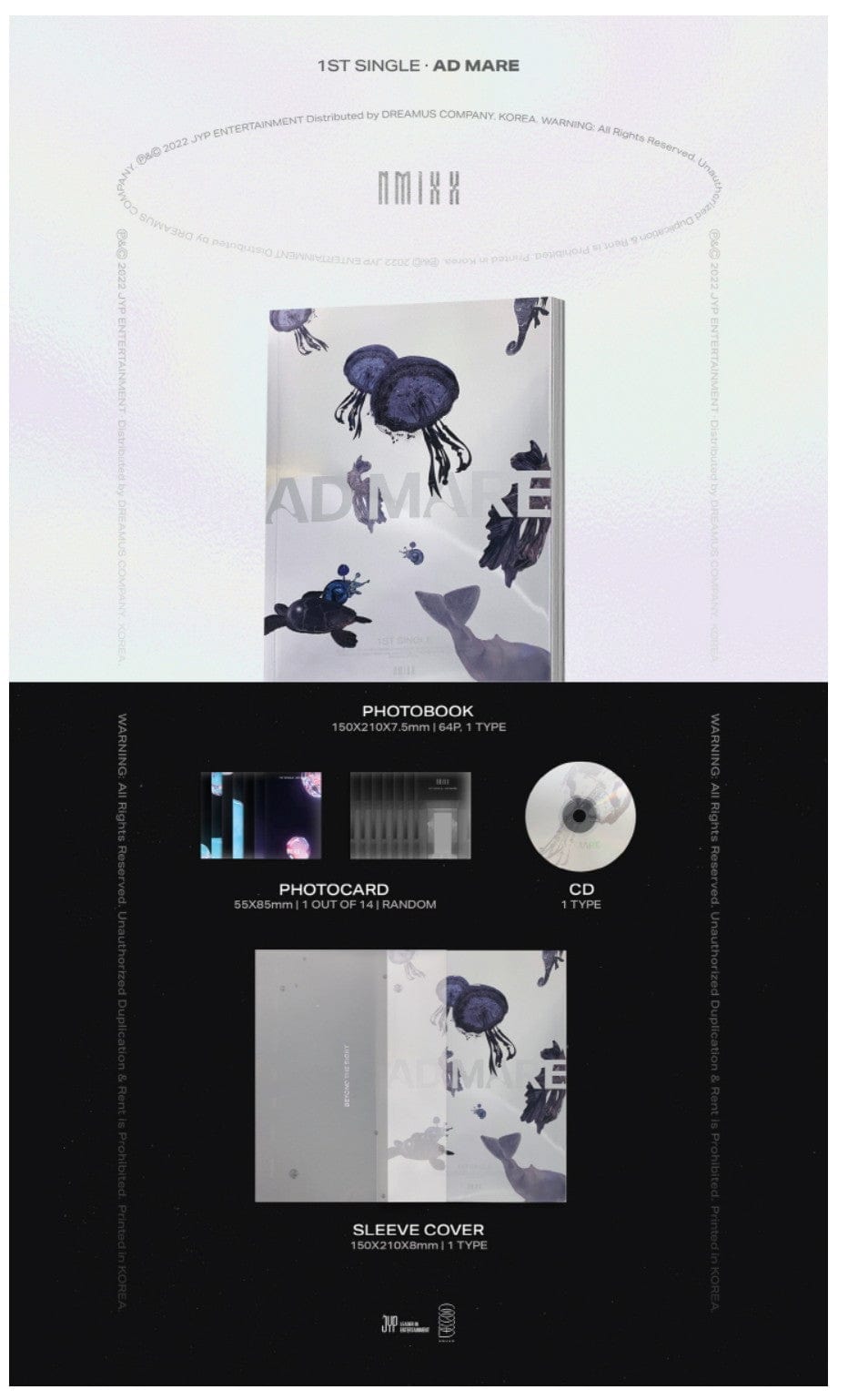 Korea Pop Store NMIXX - AD MARE (LIGHT VER.) Kawaii Gifts 8809755508081