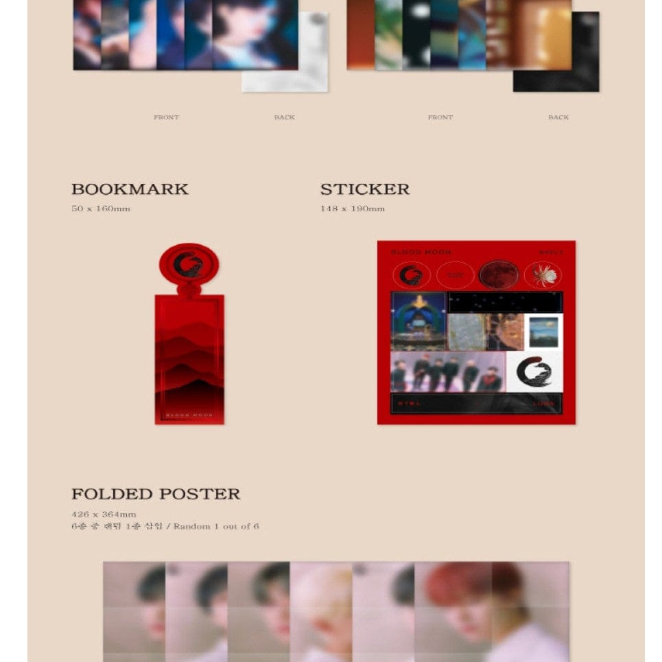 Korea Pop Store ONEUS - BLOOD MOON (6TH MINI ALBUM ) Kawaii Gifts