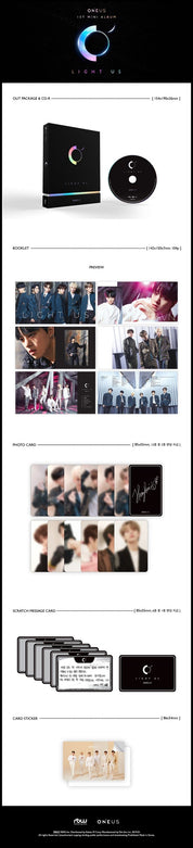 Korea Pop Store ONEUS - LIGHT US (1ST MINI ALBUM) Kawaii Gifts 8804775120459
