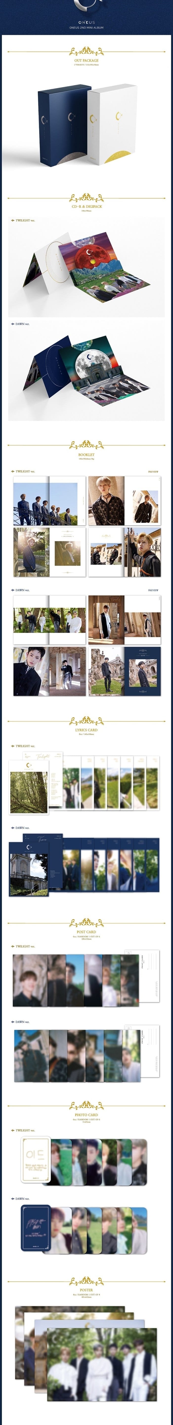 Korea Pop Store ONEUS - RAISE US (2ND MINI ALBUM) Kawaii Gifts