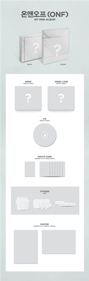 Korea Pop Store ONF - On/Off (1st Mini Album) Kawaii Gifts