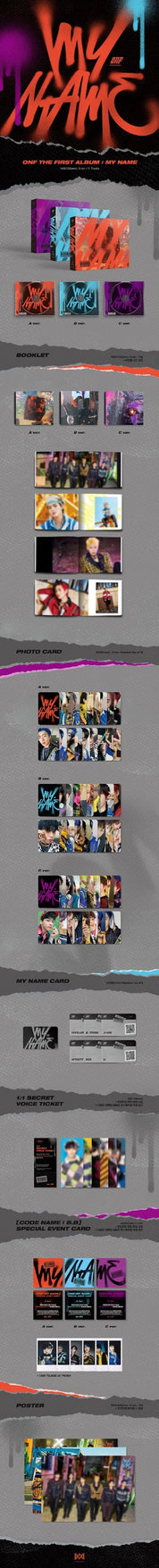 Korea Pop Store ONF - The First Album [ONF:MY NAME] Kawaii Gifts