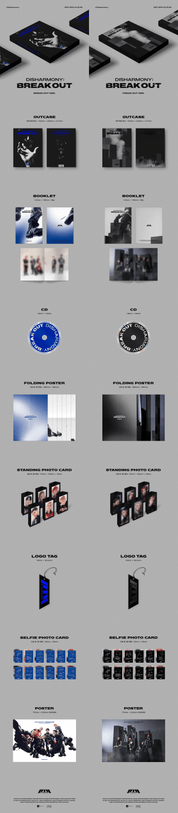 Korea Pop Store P1HARMONY - DISHARMONY : BREAK OUT (2ND MINI ALBUM) Kawaii Gifts 8804775159169