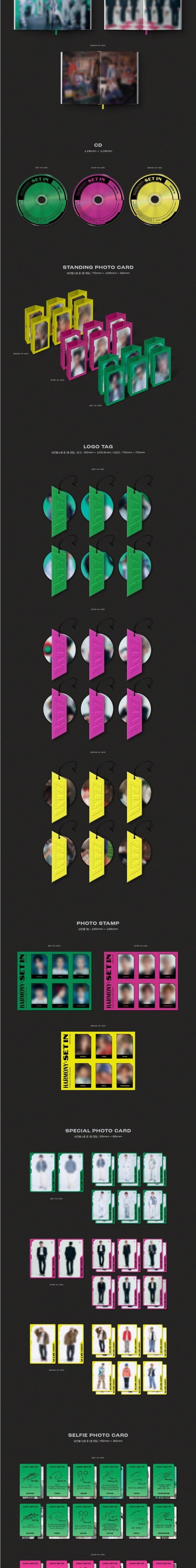 Korea Pop Store P1Harmony - Harmony: Set In (5th Mini Album) Kawaii Gifts