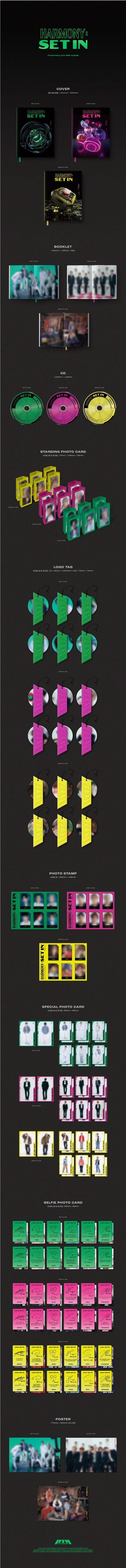 Korea Pop Store P1Harmony - Harmony: Set In (5th Mini Album) Kawaii Gifts