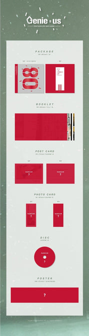 Korea Pop Store PENTAGON - GENIE:US (8TH MINI ALBUM) Kawaii Gifts