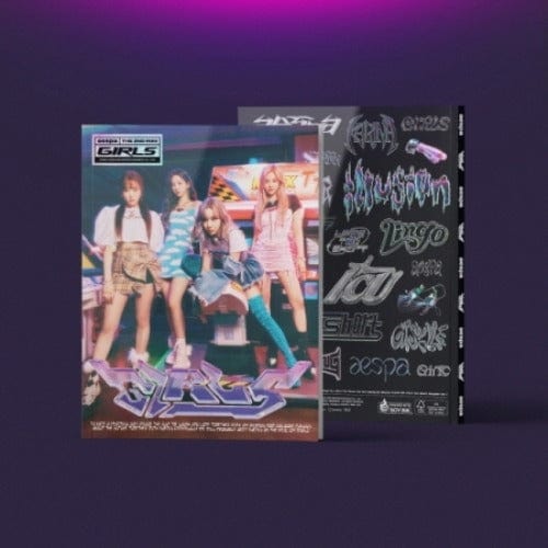 Korea Pop Store [Pre-order Benefits] aespa - GIRLS (2ND MINI ALBUM) REAL WORLD Kawaii Gifts 8809755508937
