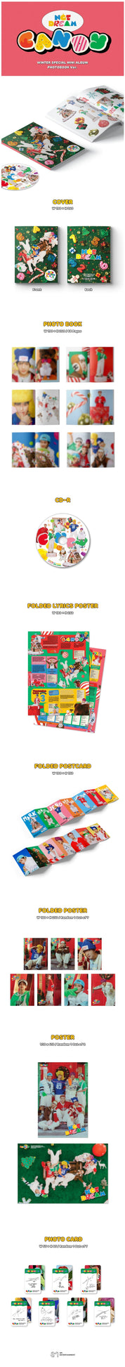 Korea Pop Store [Pre-Order] NCT DREAM - WINTER SPECIAL MINI ALBUM 'CANDY' (PHOTOBOOK VER.) Kawaii Gifts