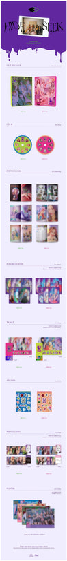 Korea Pop Store PURPLE KISS - Hide & Seek (2nd MINI ALBUM) Kawaii Gifts