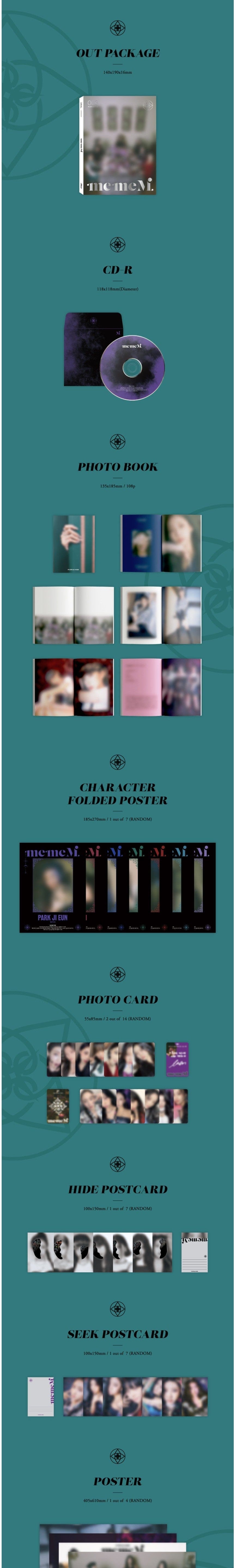 Korea Pop Store PURPLE KISS - memeM (3RD MINI ALBUM) Kawaii Gifts