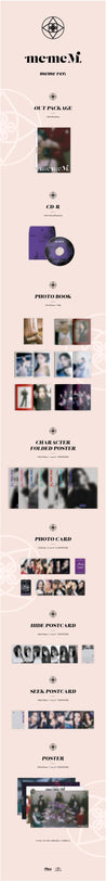 Korea Pop Store PURPLE KISS - memeM (3RD MINI ALBUM) Kawaii Gifts