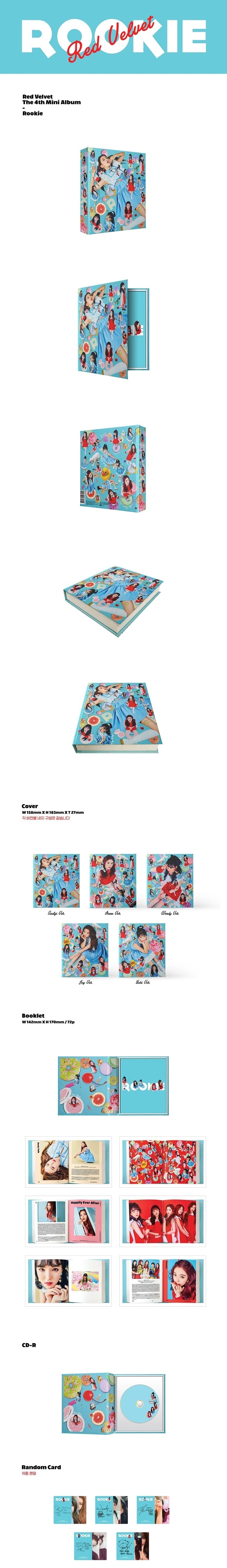 Korea Pop Store Red Velvet - Rookie (4th Mini Album) Kawaii Gifts
