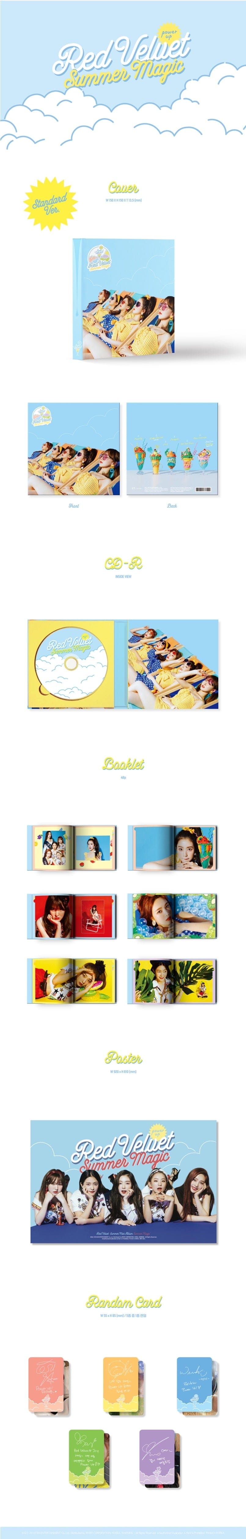 Korea Pop Store RED VELVET - SUMMER MAGIC (Summer Mini Album) Kawaii Gifts