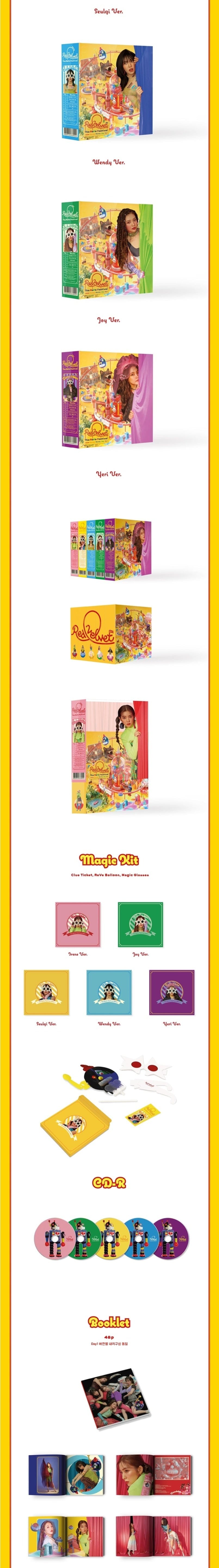 Korea Pop Store RED VELVET - 'THE REVE FESTIVAL' DAY 1 (MINI ALBUM) DAY 1 VER. Kawaii Gifts 8809440338924