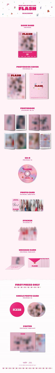 Korea Pop Store Rocket Punch - Flash (2nd Single Album) Kawaii Gifts