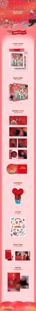 Korea Pop Store ROCKET PUNCH - RED PUNCH (2ND MINI ALBUM) Kawaii Gifts 8804775139093