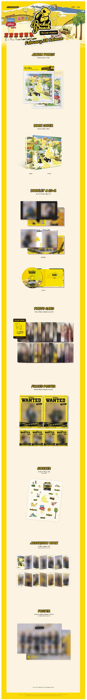 Korea Pop Store ROCKET PUNCH - Yellow Punch (4TH MINI ALBUM) Kawaii Gifts