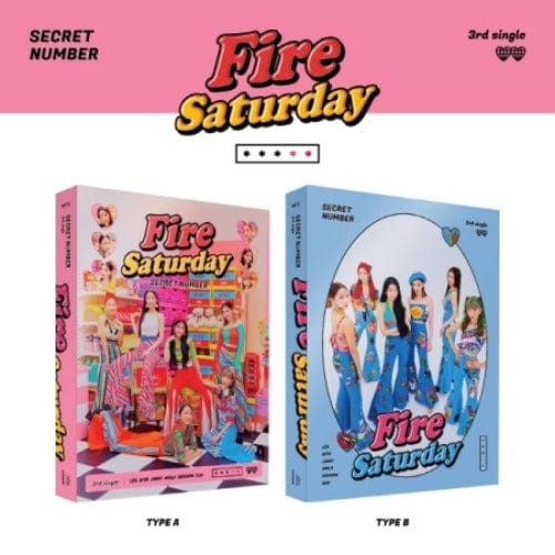 Korea Pop Store SECRET NUMBER - FIRE SATURDAY (3RD SINGLE ALBUM) Kawaii Gifts 8804775250002
